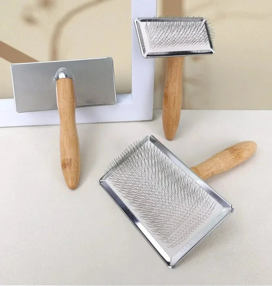 Eco-Friendly Bamboo Dog & Cat Grooming Comb