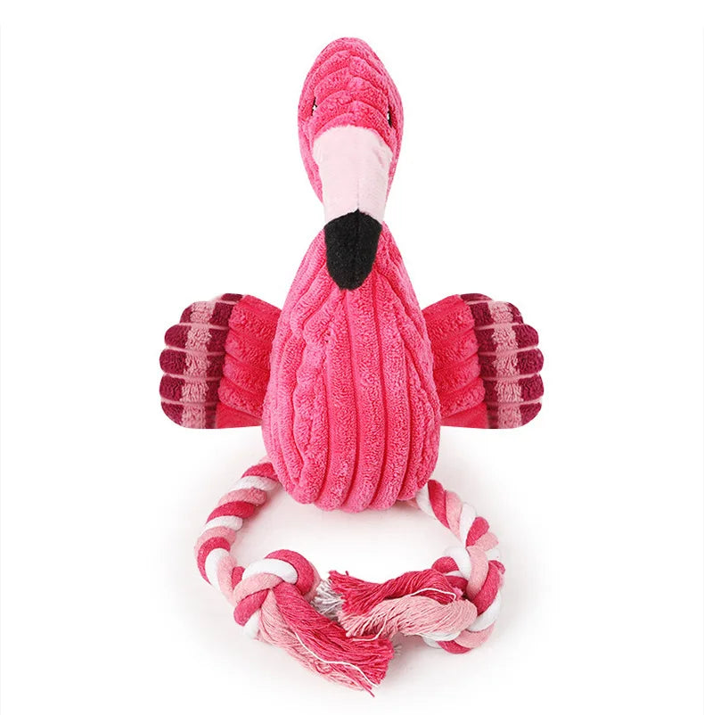 Flamingo Squeak & Chew Buddy