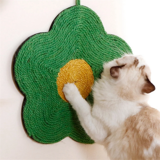 Green Paw Sisal Scratcher Mat