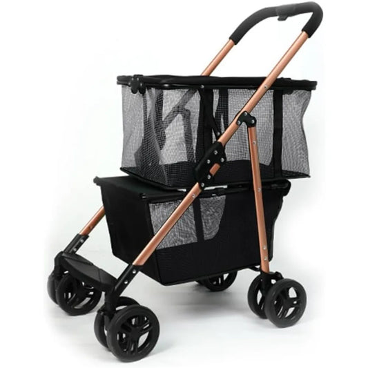 Multi-Functional Shopping/Pet Cart with Wheels