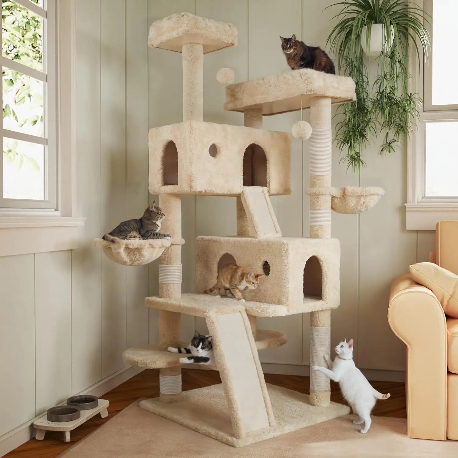 Multi Level Indoor Cat Tree Pet Bliss One