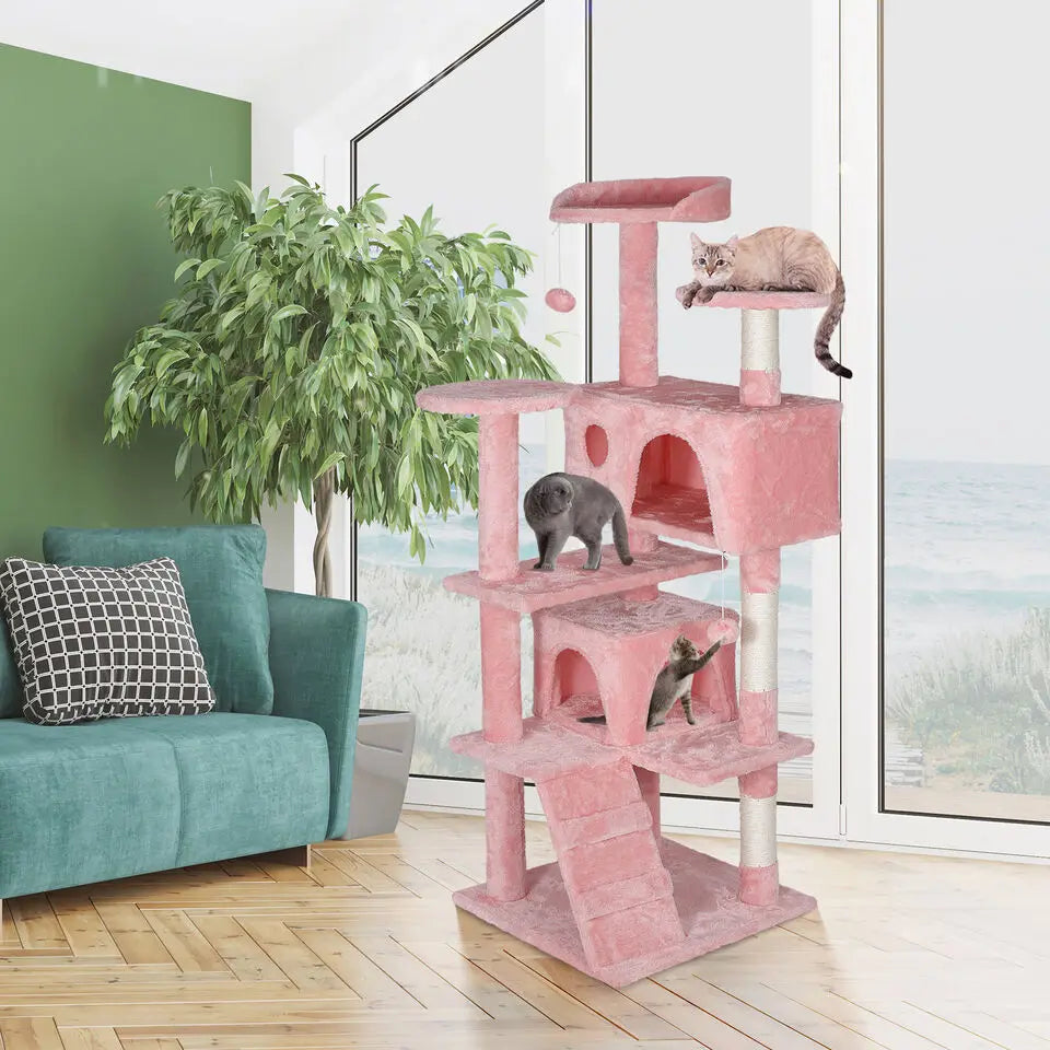 Pink Luxe Cat Castle