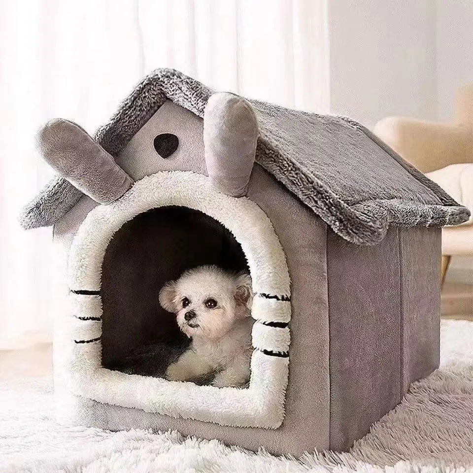 Cozy Soft Cat & Dog Bed House