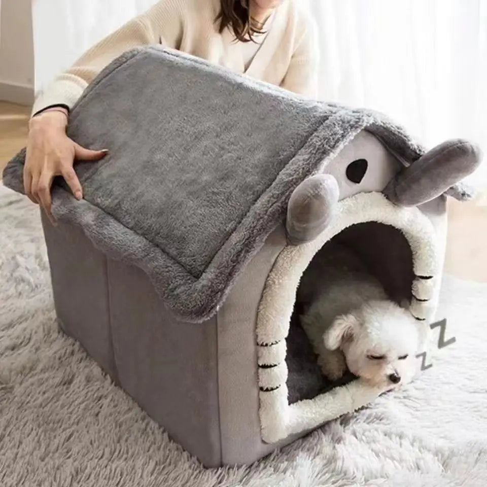 Cozy Soft Cat & Dog Bed House